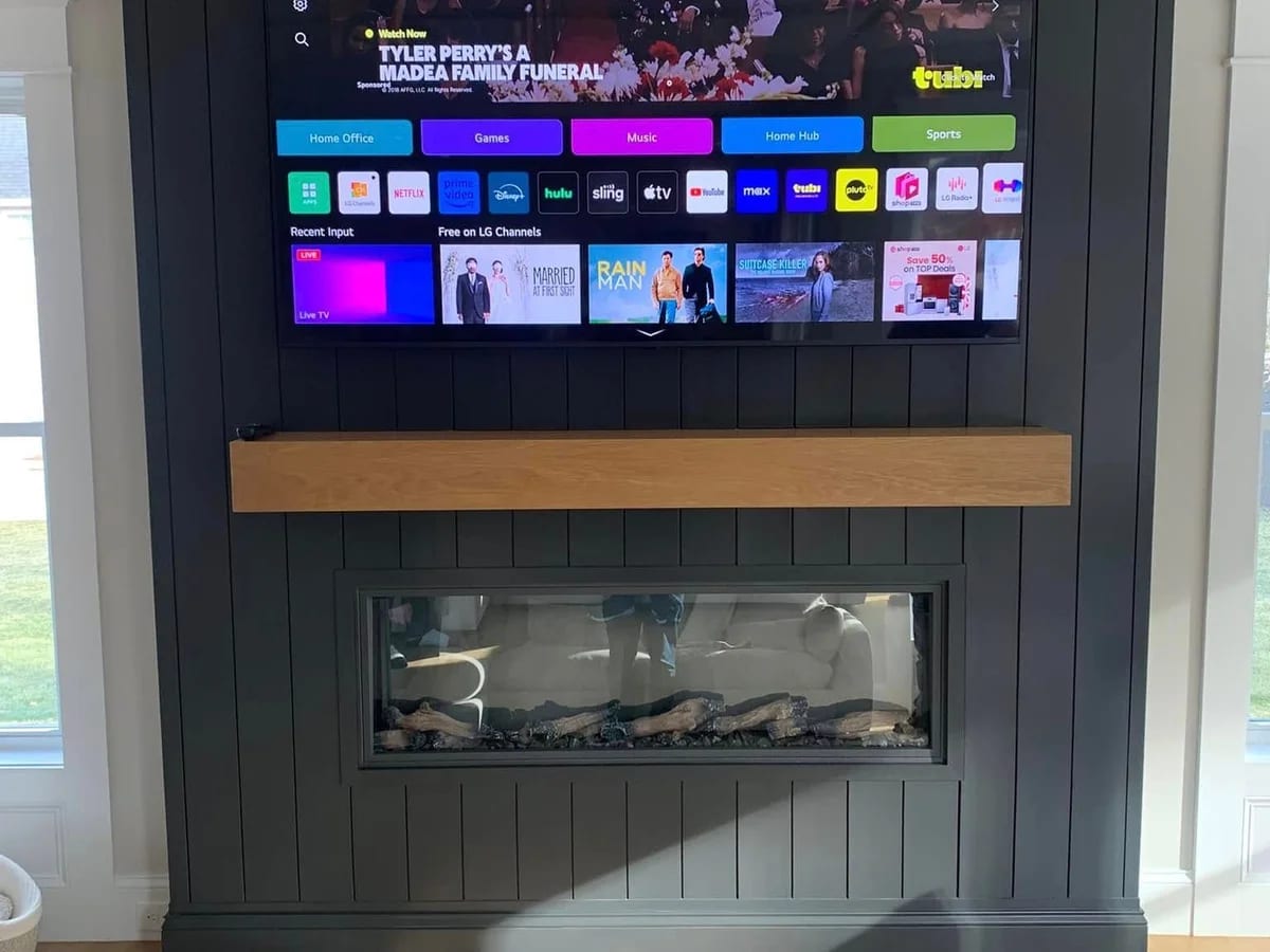 Home entertainment system installation in the Brookfield area by J&S Audio Video Solutions