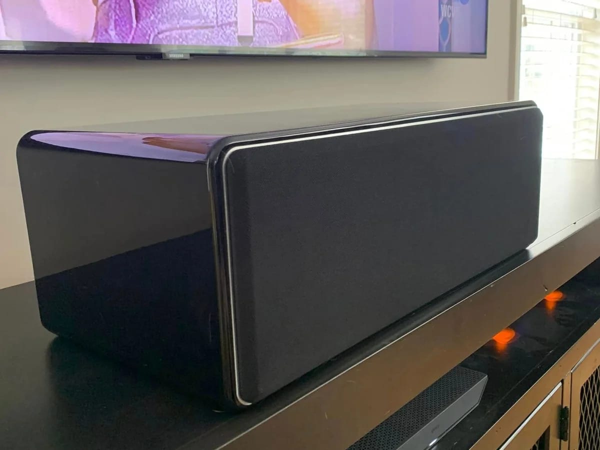 Surround sound speaker setup in a Central MA home theater by J&S Audio Video Solutions