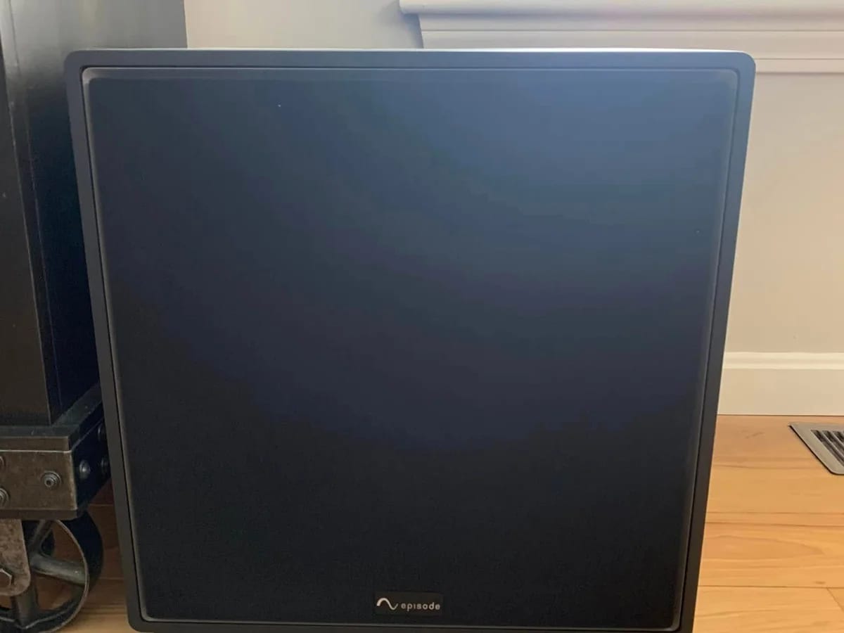 Home theater subwoofer installation by J&S Audio Video Solutions