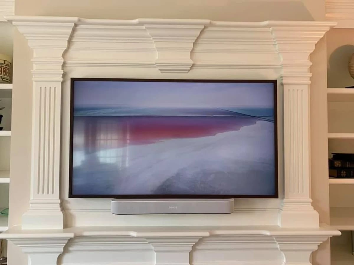 Television and soundbar AV installation in the Webster area by J&S Audio Video Solutions